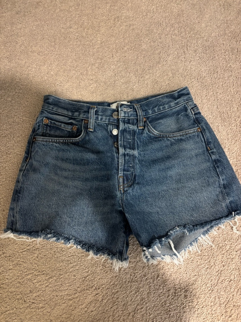 Agolde Parker Long jean shorts
